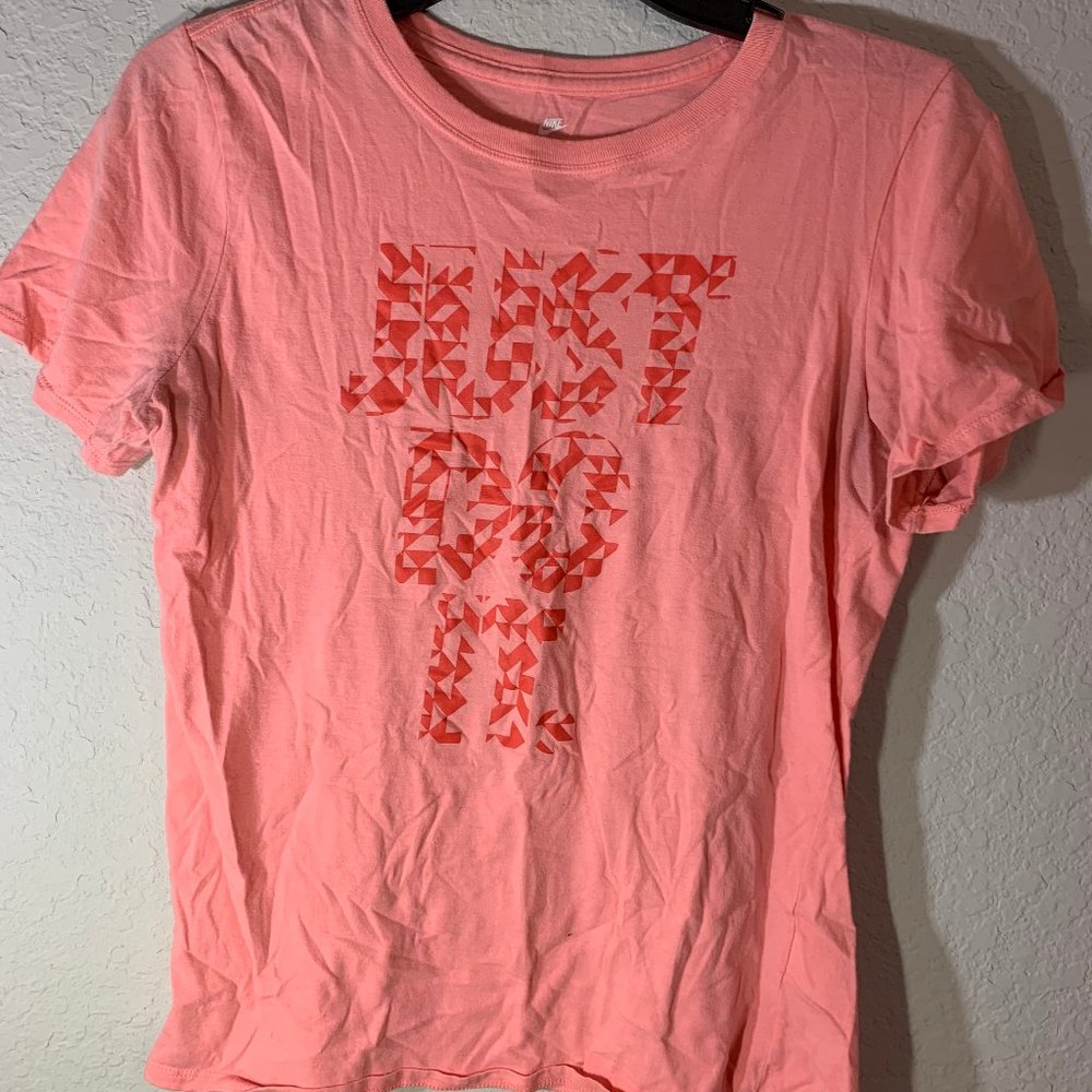 Nike brand pink Just do it shirt